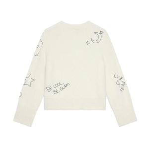 Mint Velvet White Embroidered Knit Cardigan